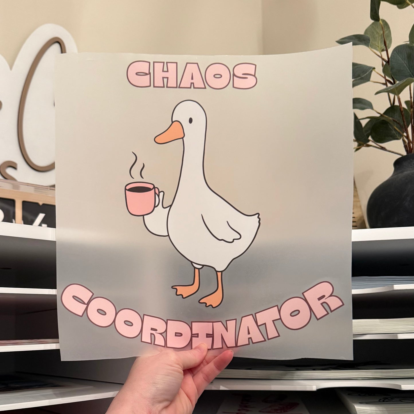 Chaos Coordinator DTF HOT PEEL
