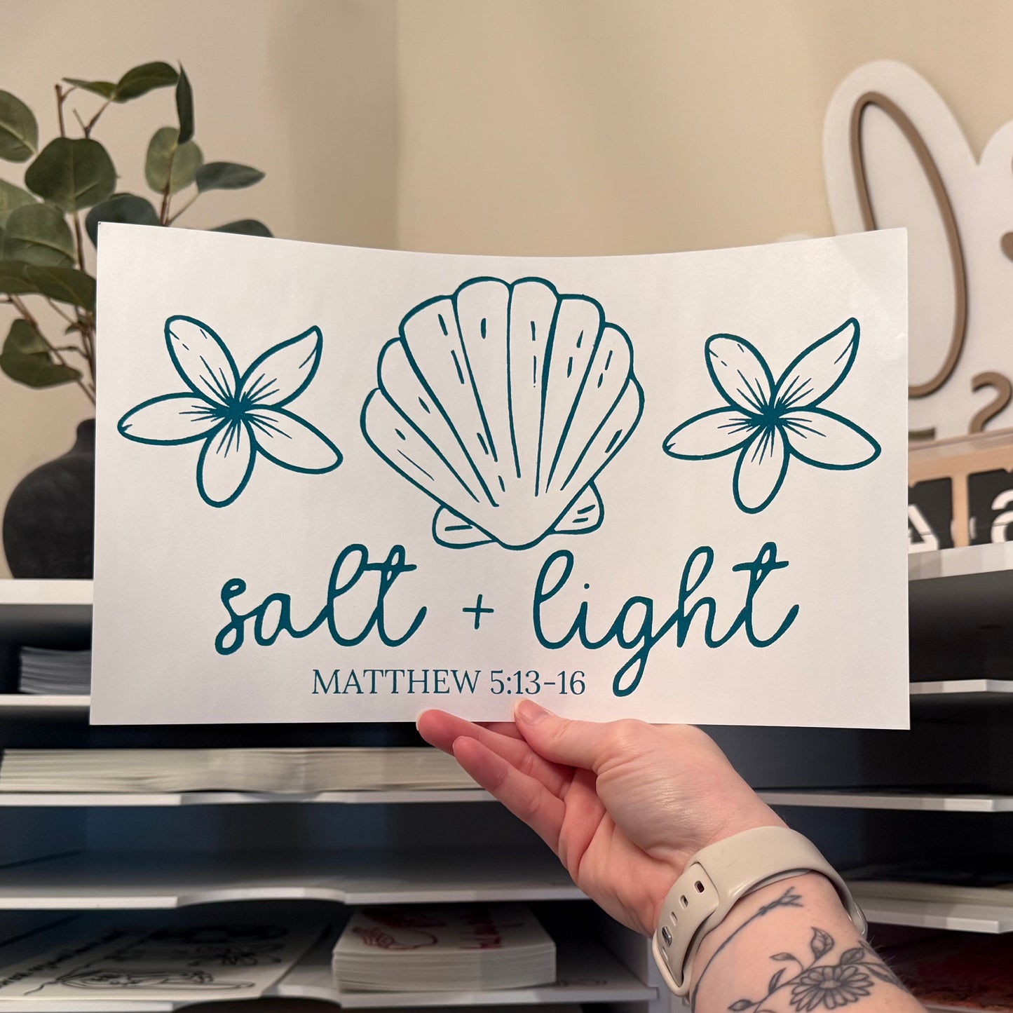 Salt + Light Single Color (Teal)