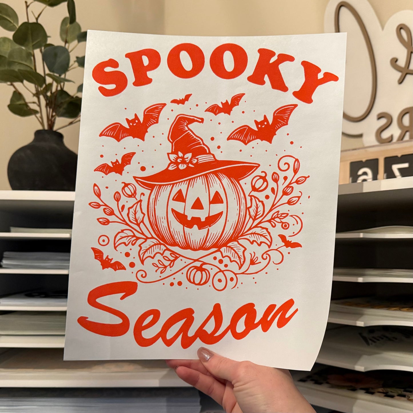Spooky Season Single Color (Orange)