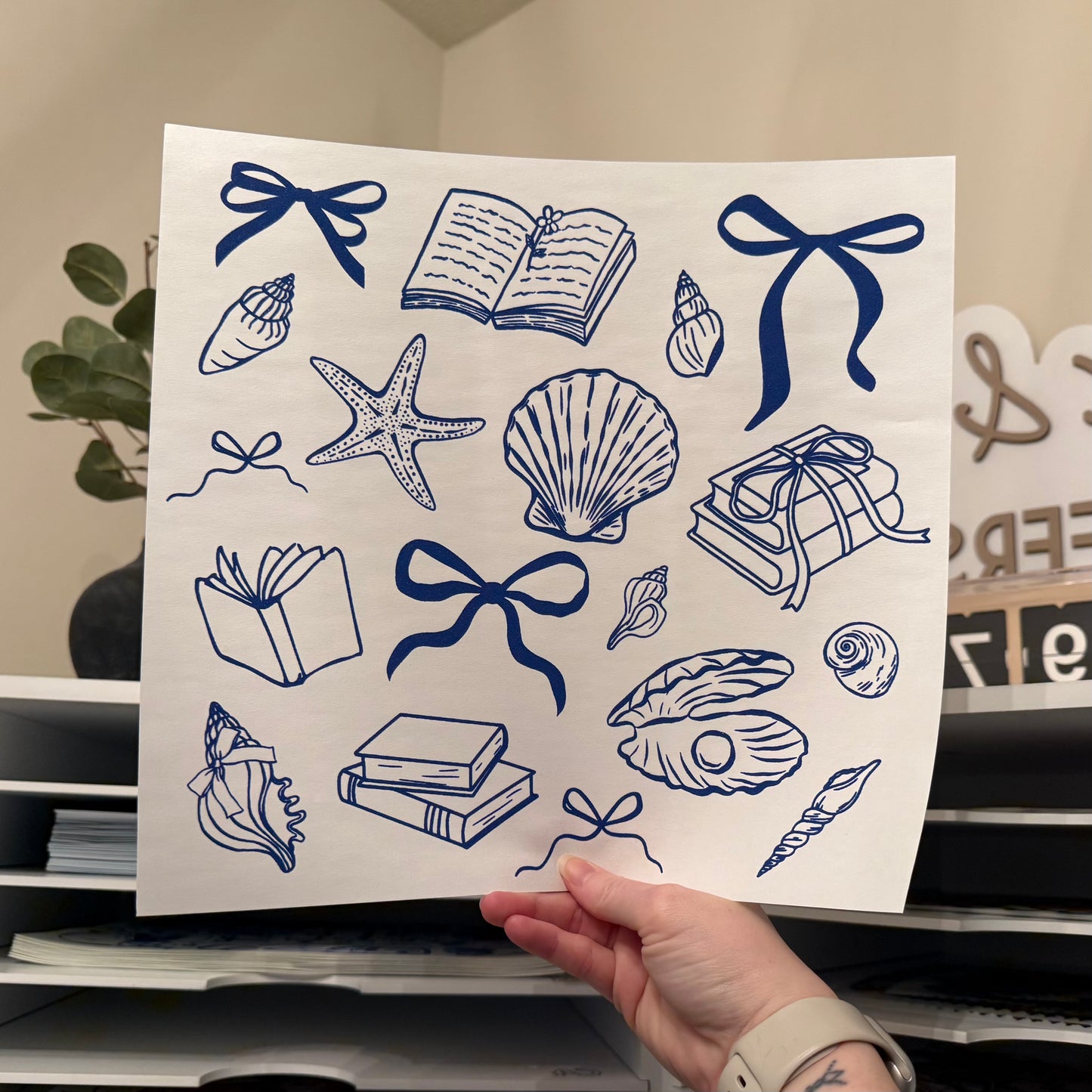 Beachy Books Single Color (Royal Blue)