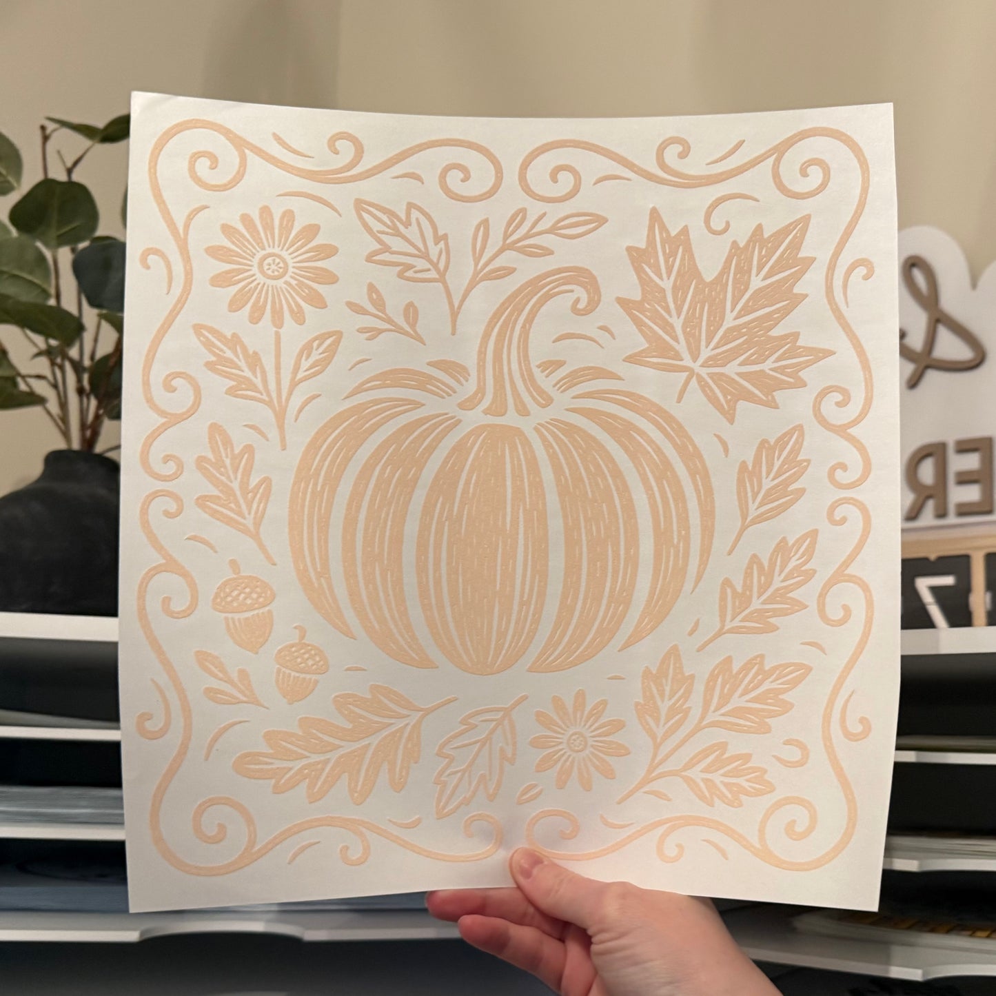Pumpkin Swirl Single Color (Biege)
