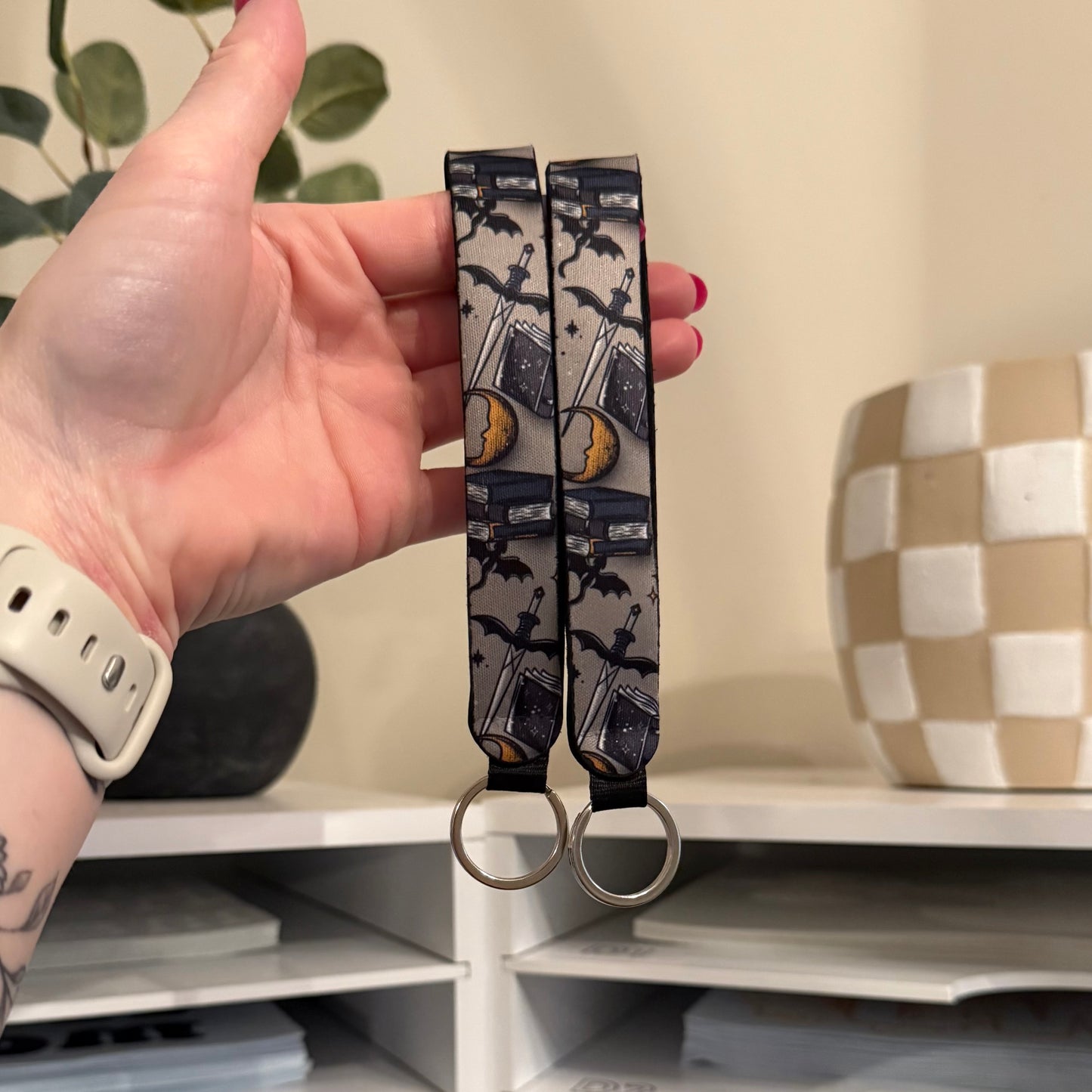 Fantasy Reader Wristlet Keychain