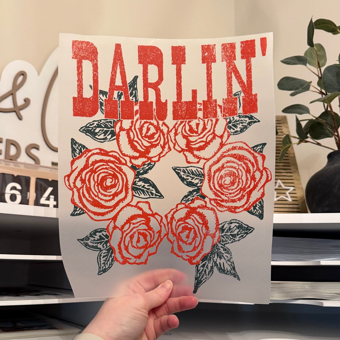 Darlin’ DTF HOT PEEL