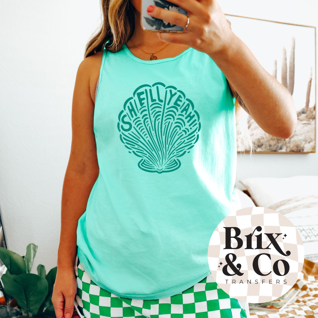 Shell Yeah Single Color (Teal)
