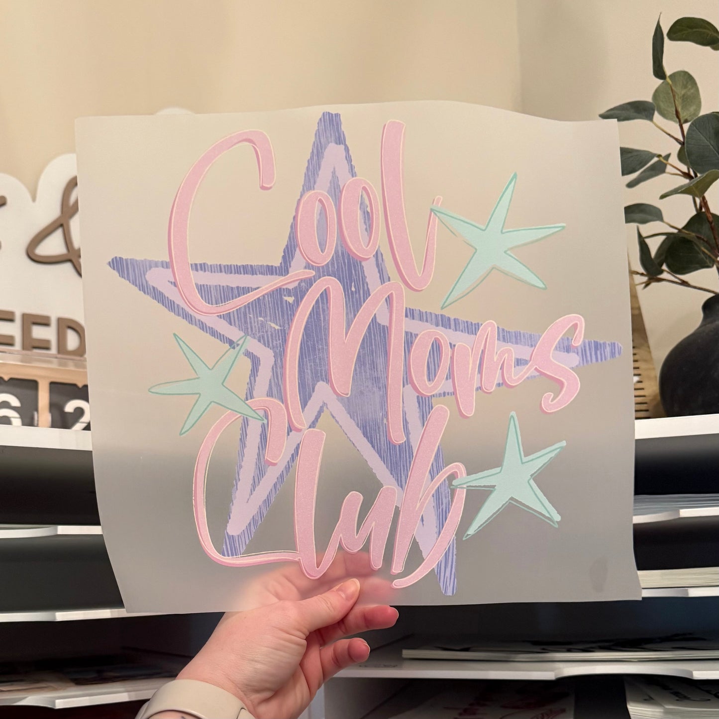 Cool Moms Club DTF HOT PEEL