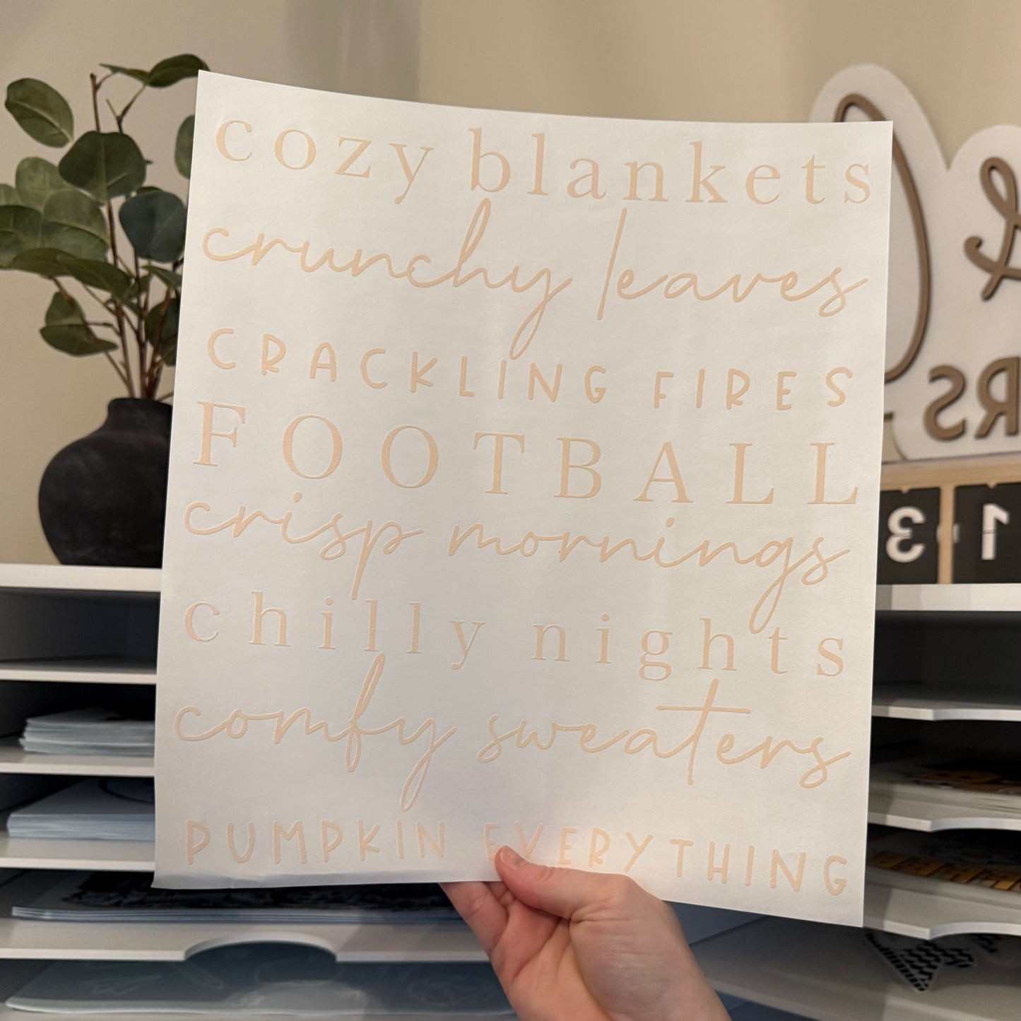 Fall List Single Color (Beige)