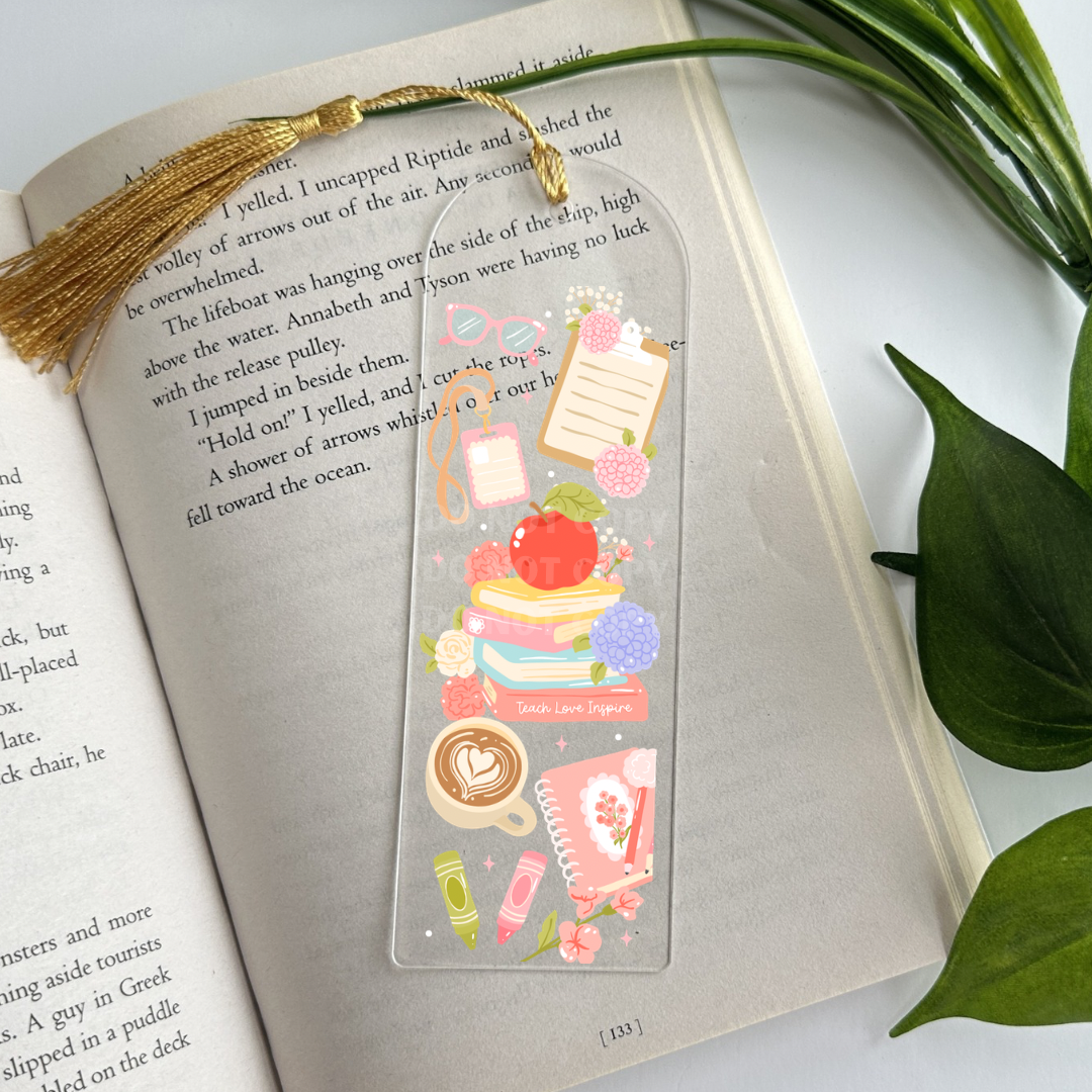 Teach Love Inspire UVDTF Bookmark