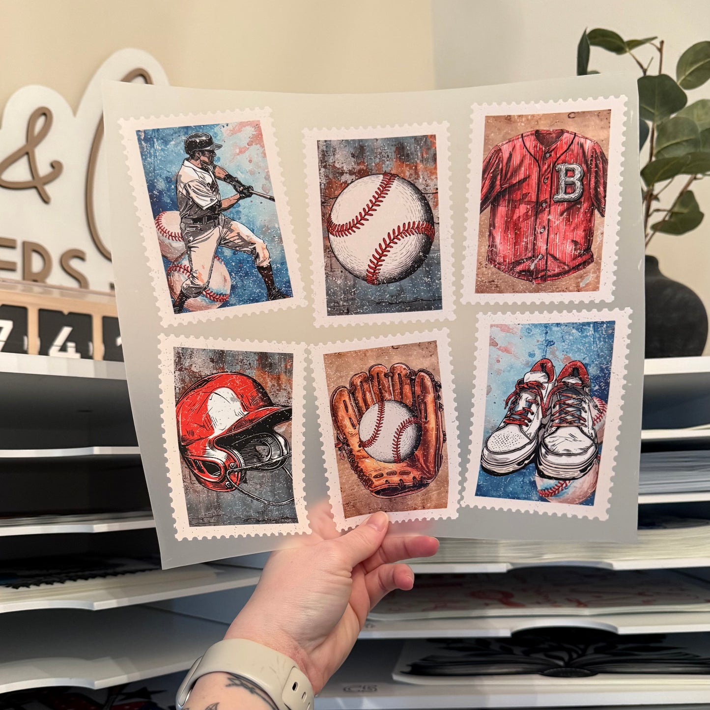 Baseball Stamps DTF HOT PEEL