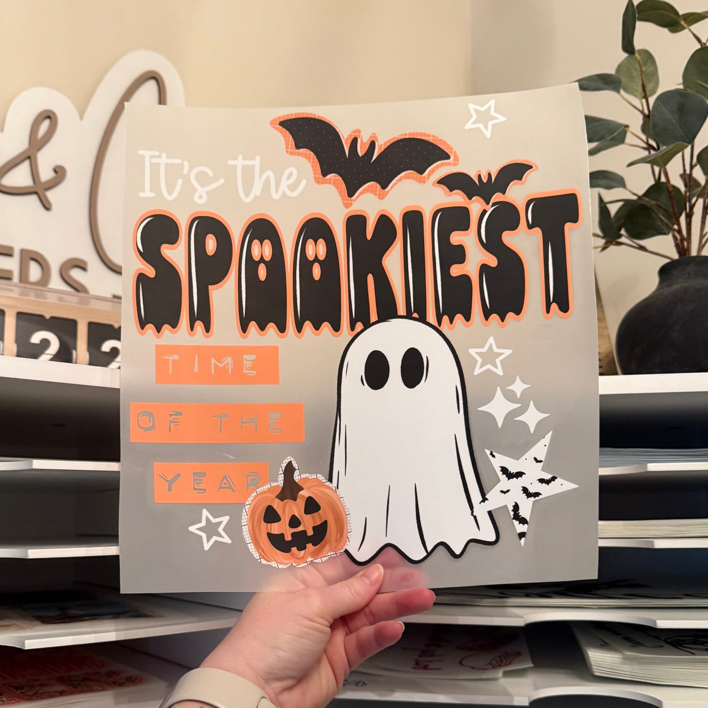 It’s The Spookiest Time Of The Year DTF HOT PEEL