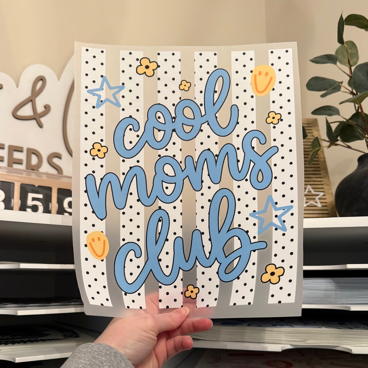 Cool Moms Club DTF HOT PEEL