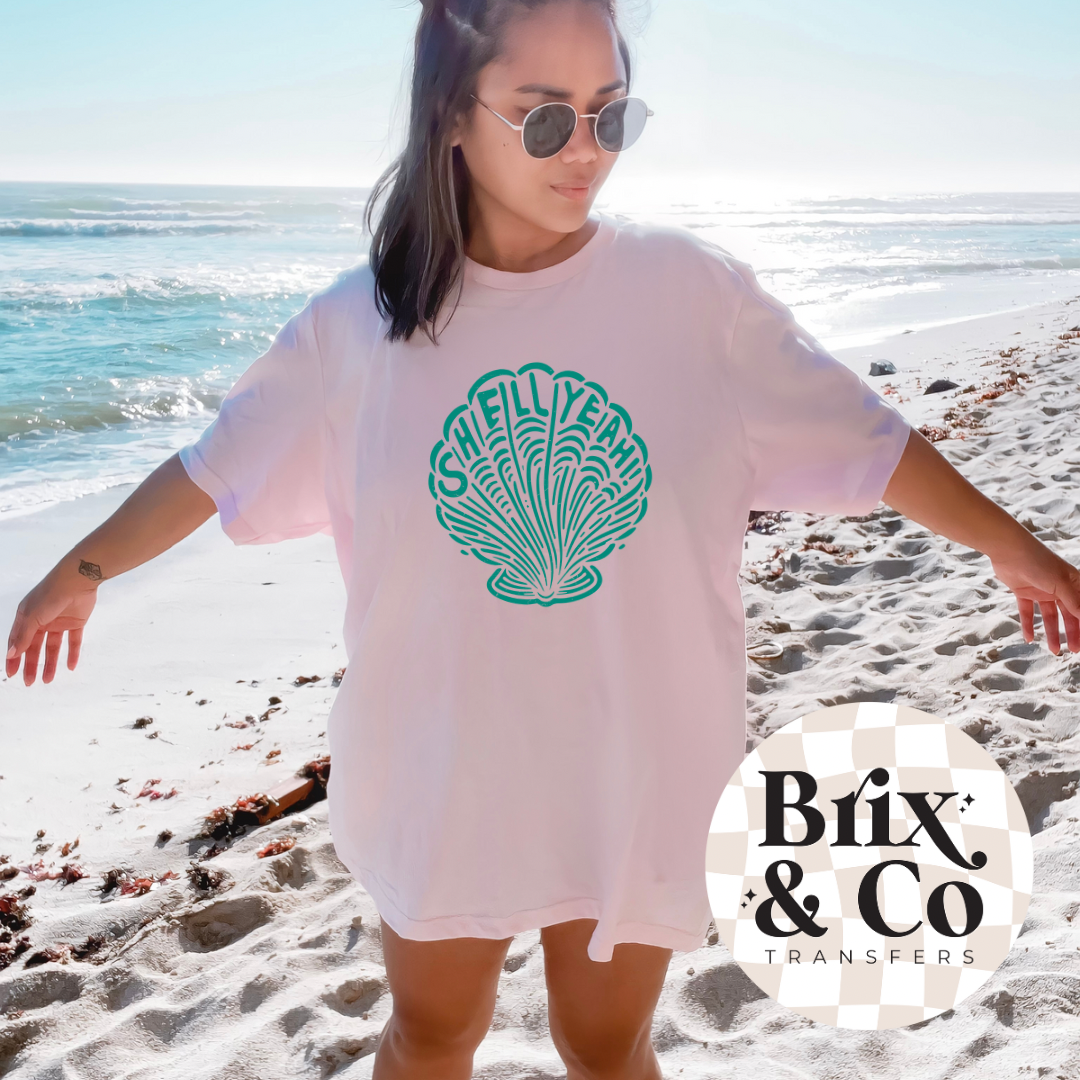 Shell Yeah Single Color (Teal)