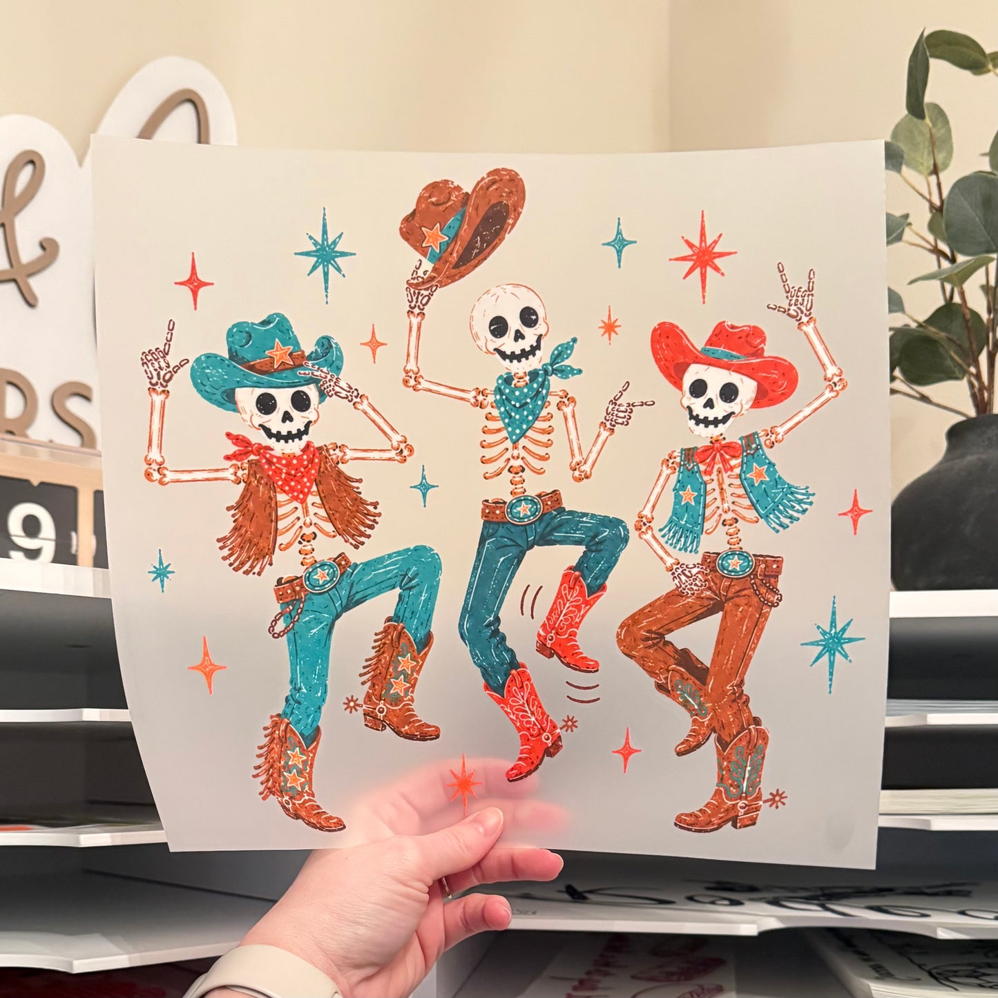 Western Skellies DTF HOT PEEL
