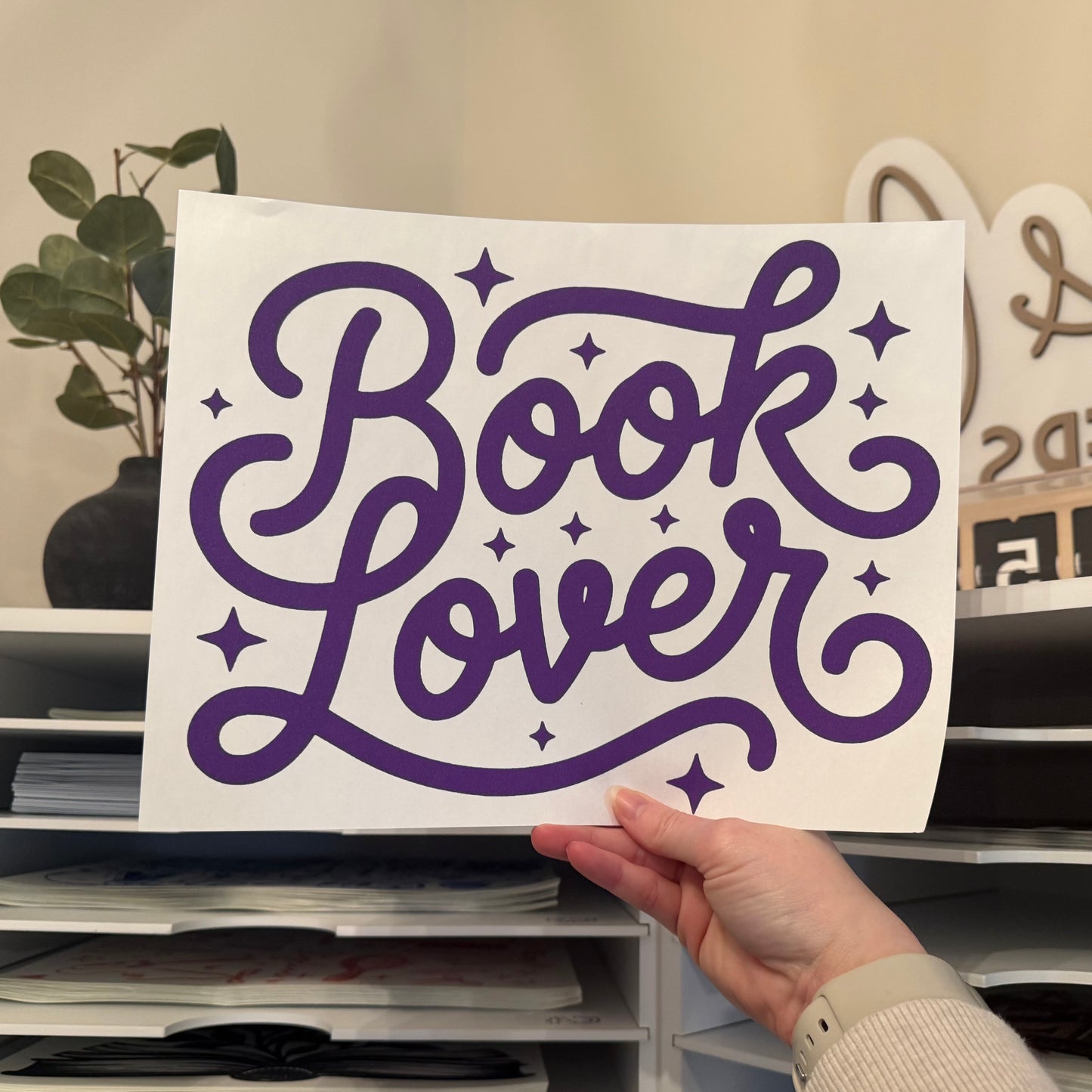 Book Lover Single Color (Purple)