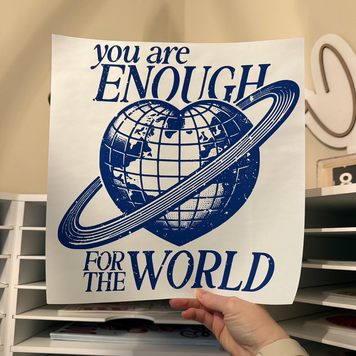 You Are Enough For The World Single Color (Royal Blue)