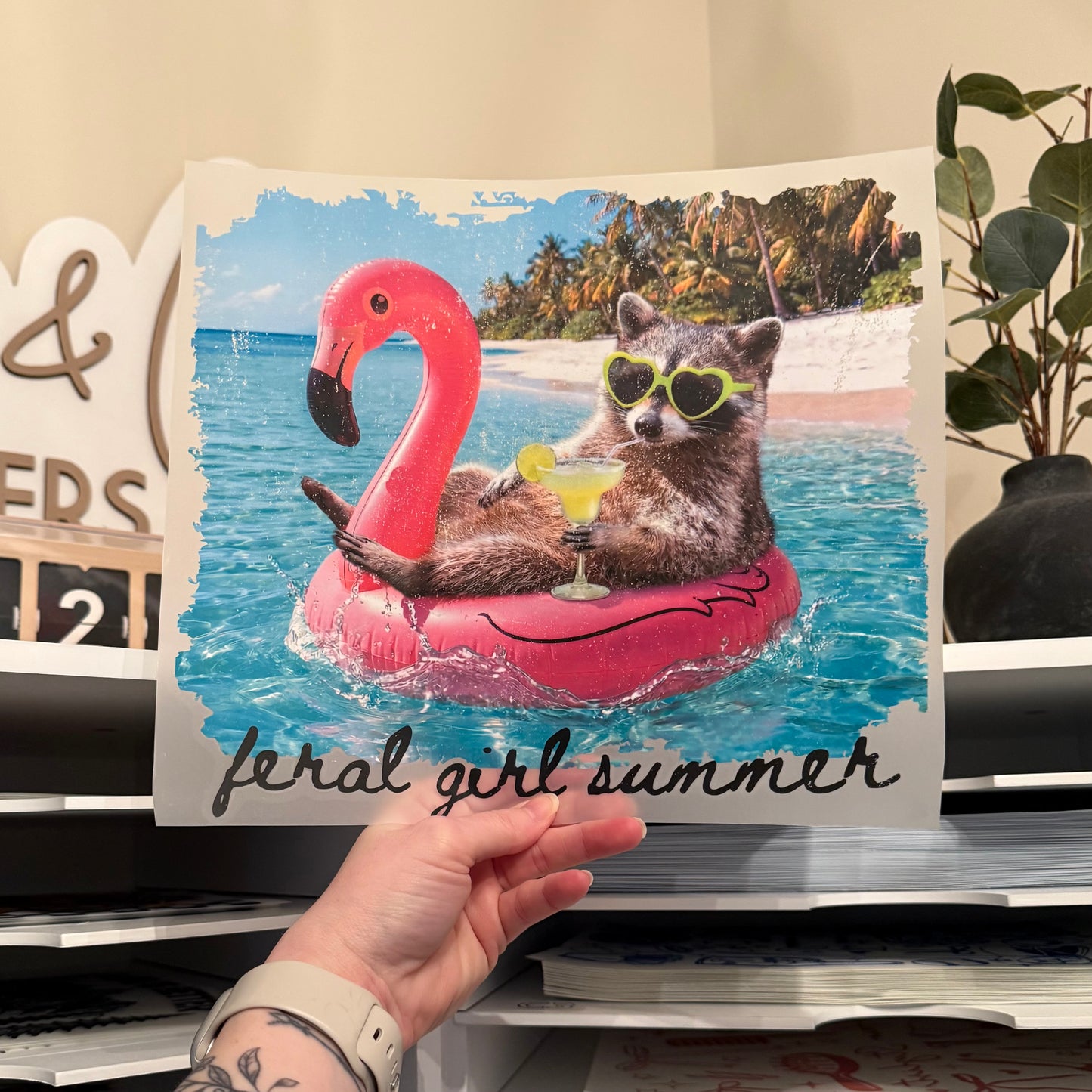 Feral Girl Summer DTF HOT PEEL