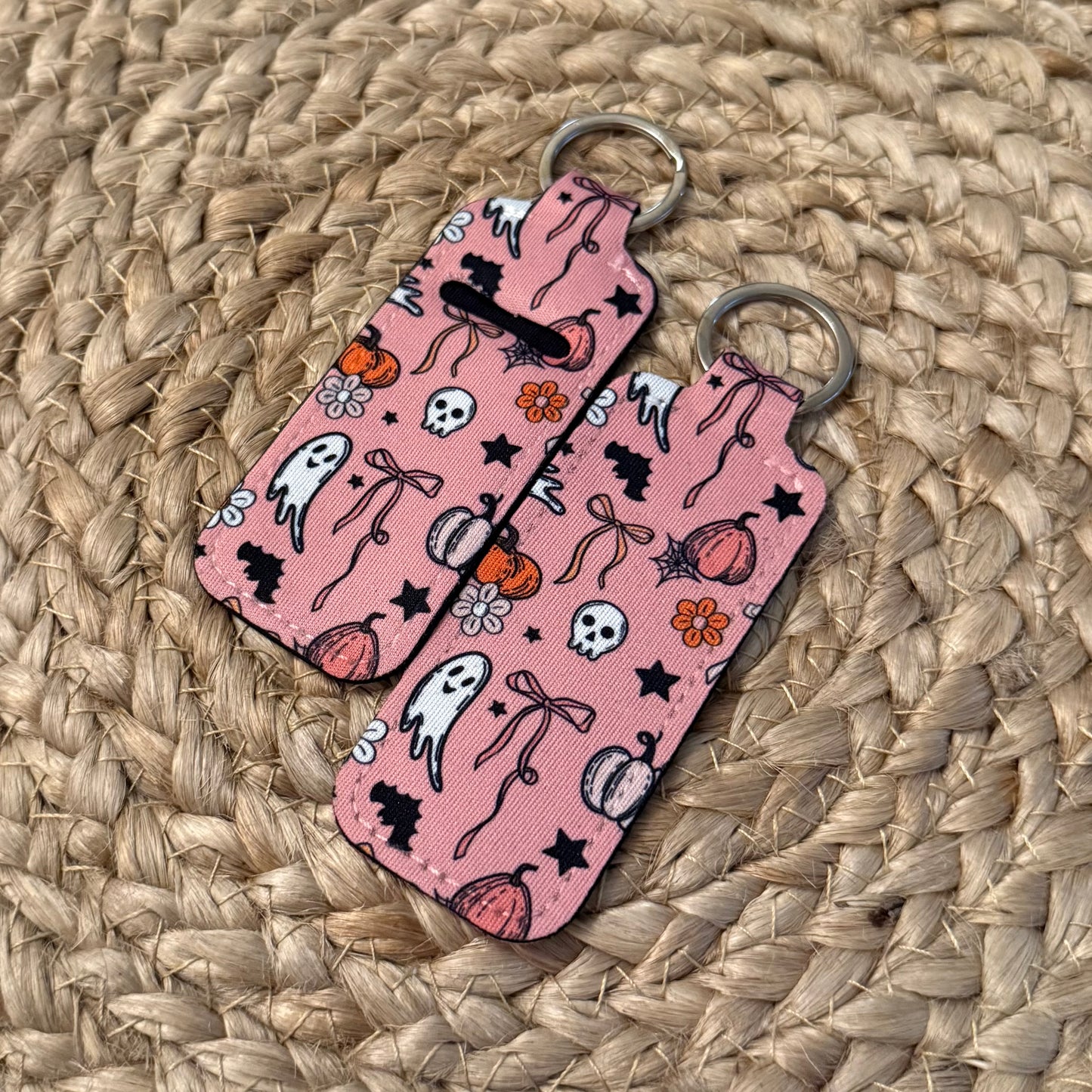 Halloween Girly Chapstick Holder Keychain