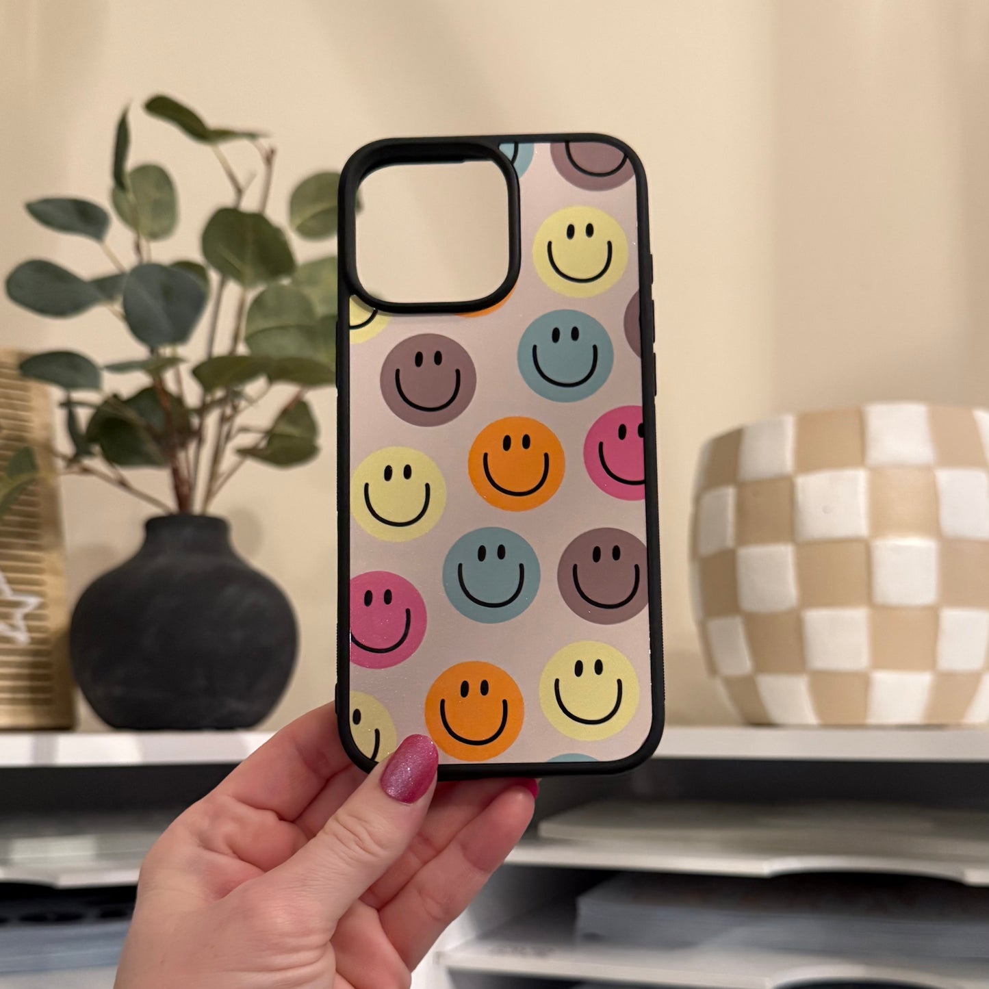 Happy Faces iPhone 16 Pro Max Case