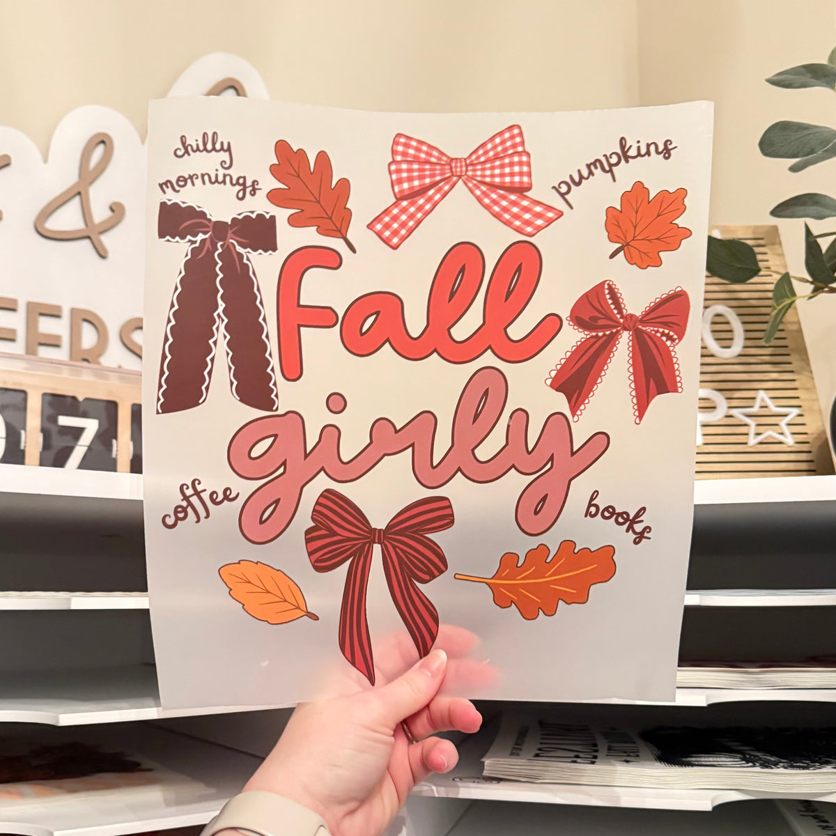 Fall Girly DTF HOT PEEL