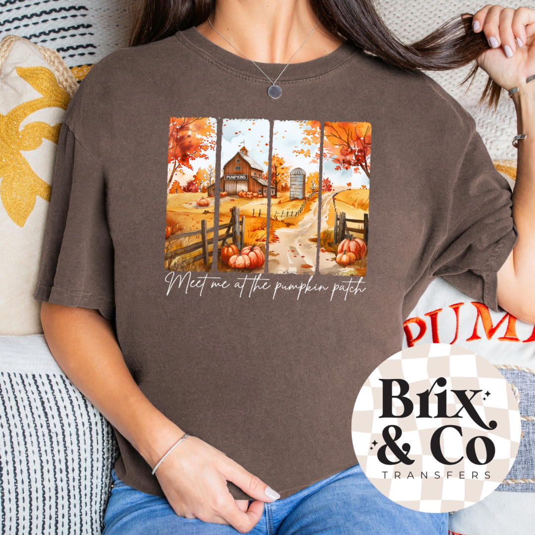 Meet Me At The Pumpkin Patch DTF HOT PEEL