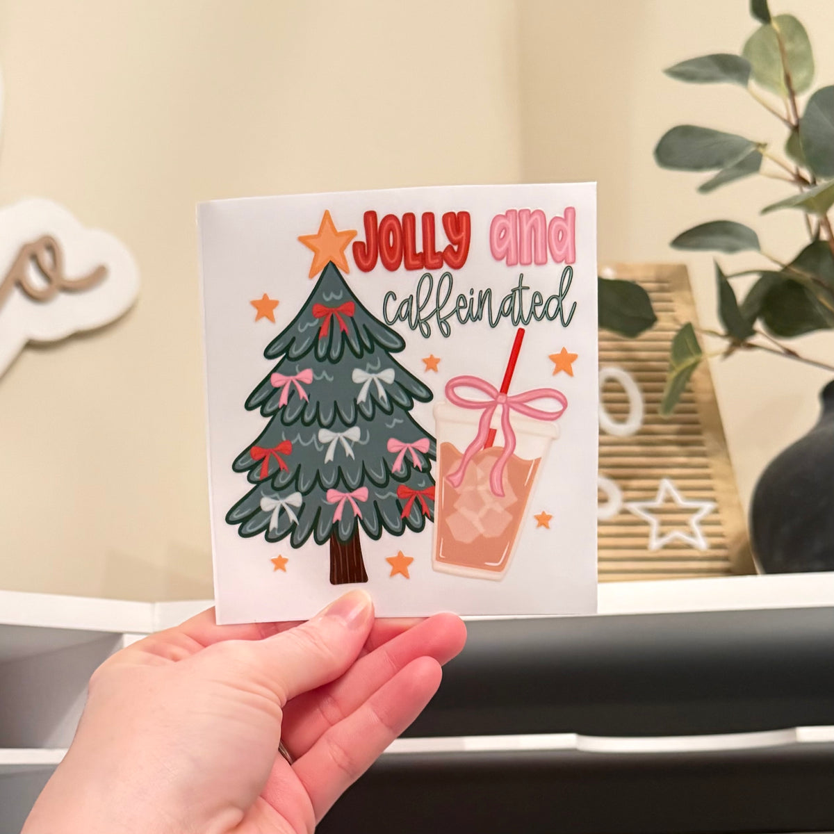 Jolly And Caffeinated 4” Decal