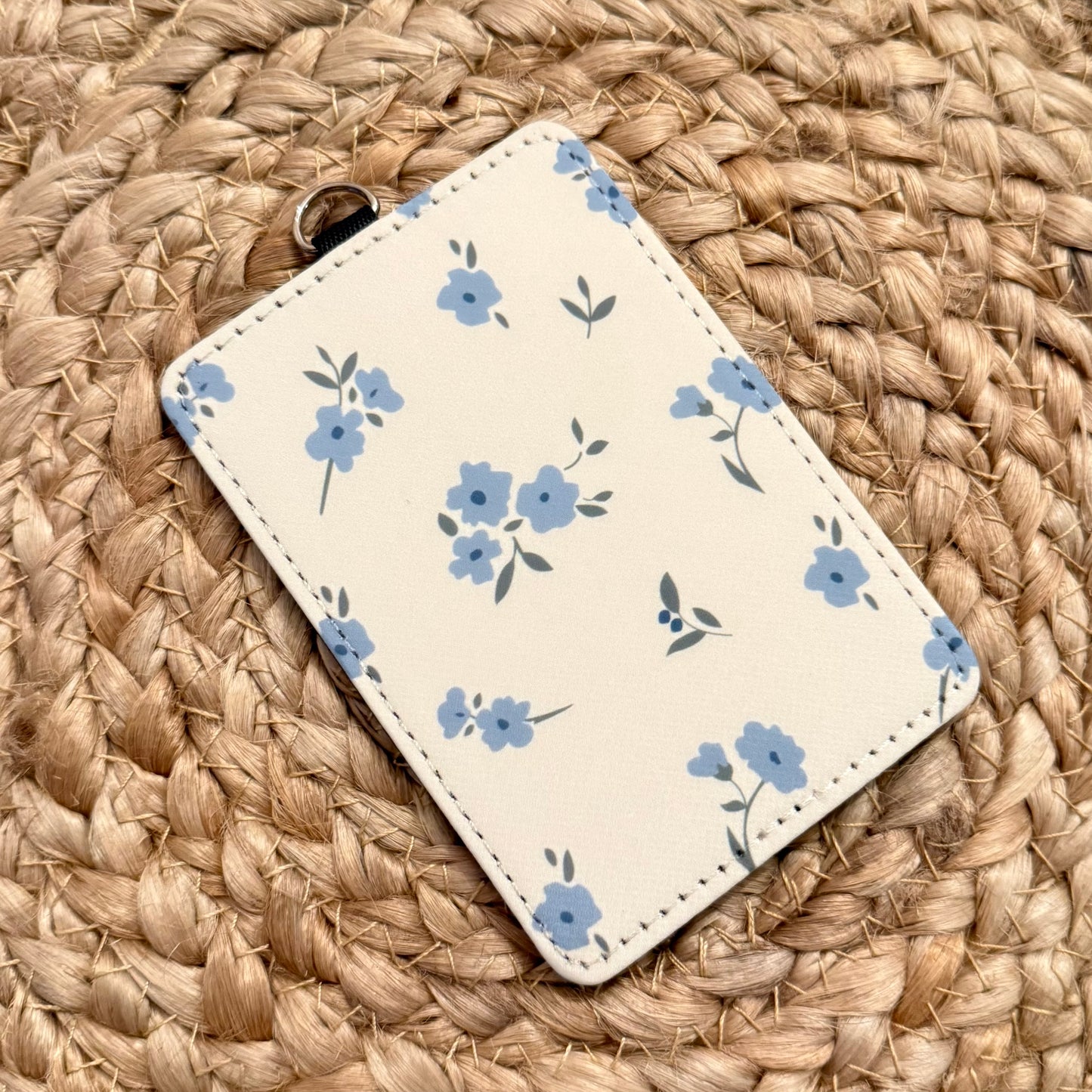 Tiny Flowers ID Badge Holder