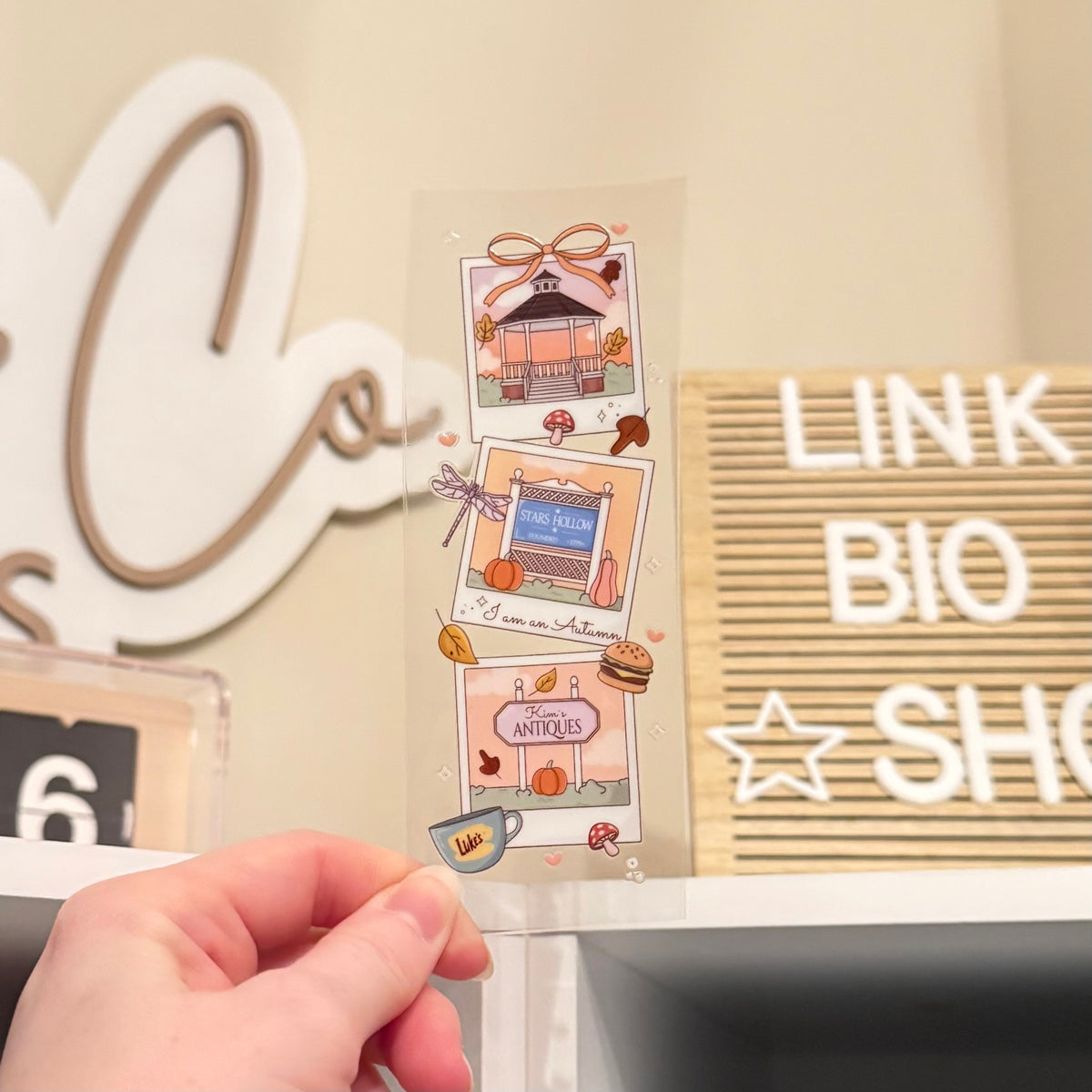 Gilmore Stamps UVDTF Bookmark