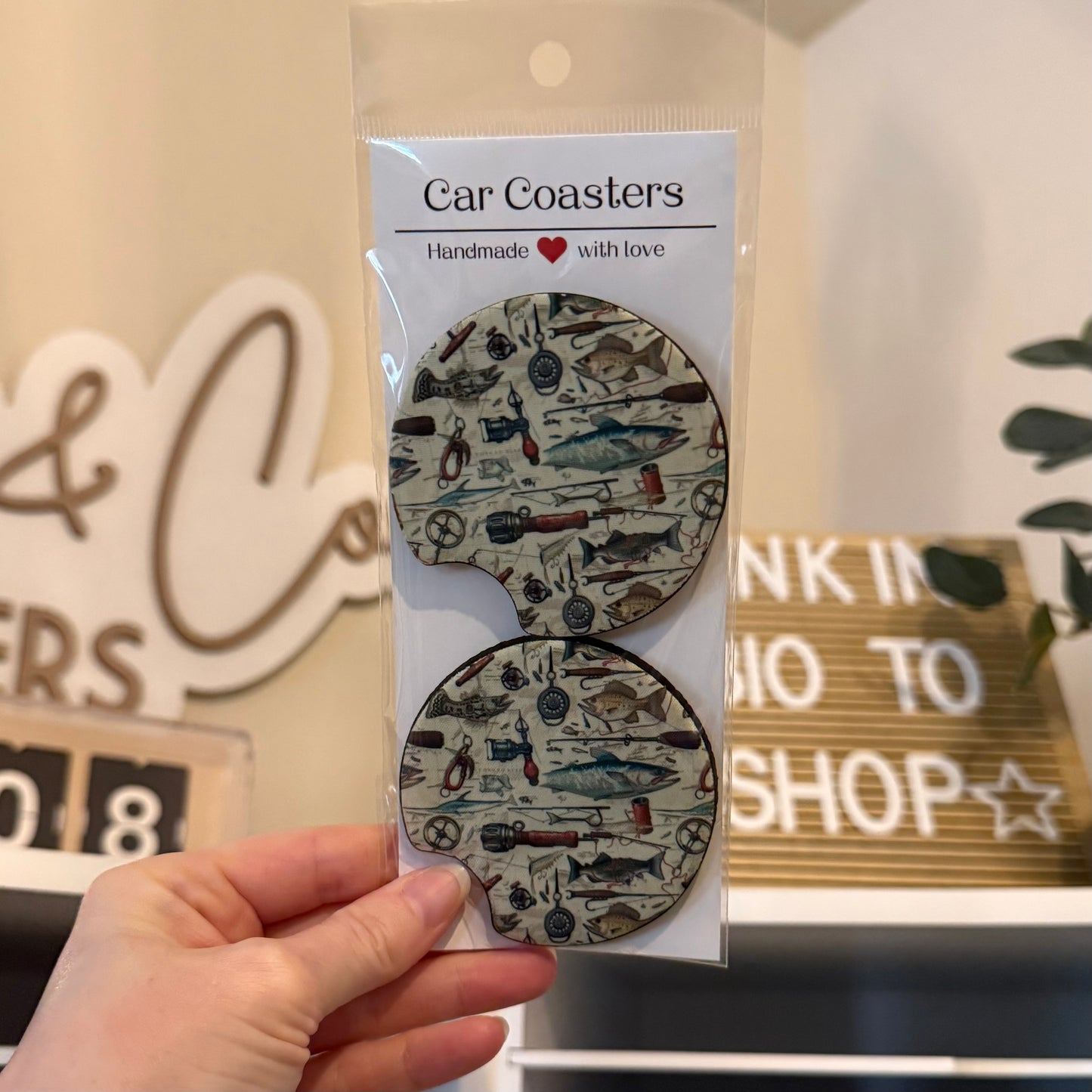 Fishing Car Coasters