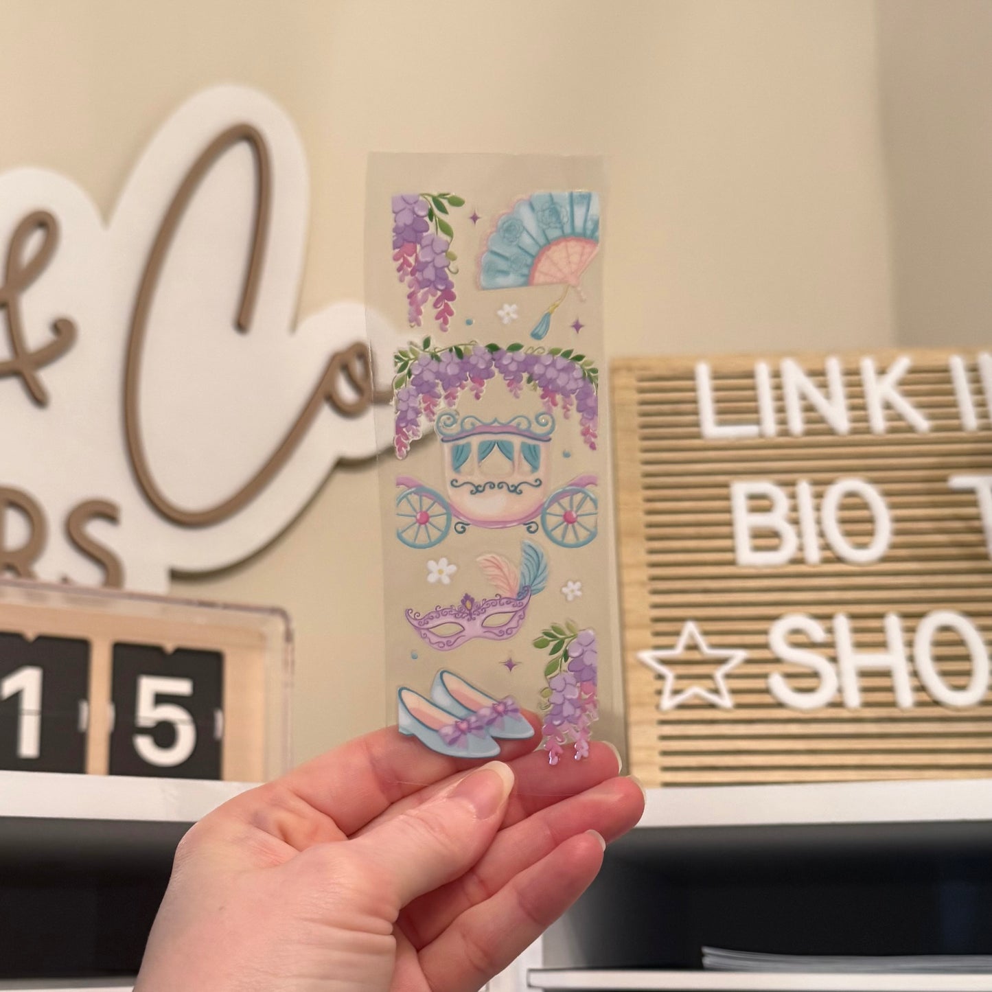 Regency Era UVDTF Bookmark