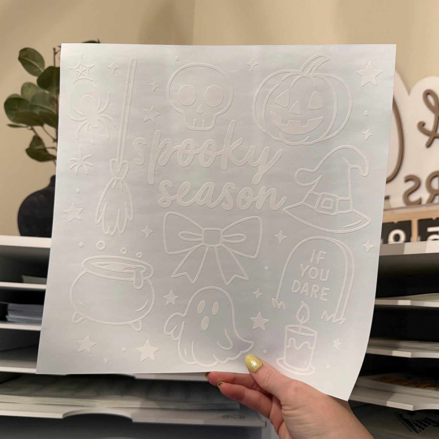 Spooky Season Doodles Single Color
