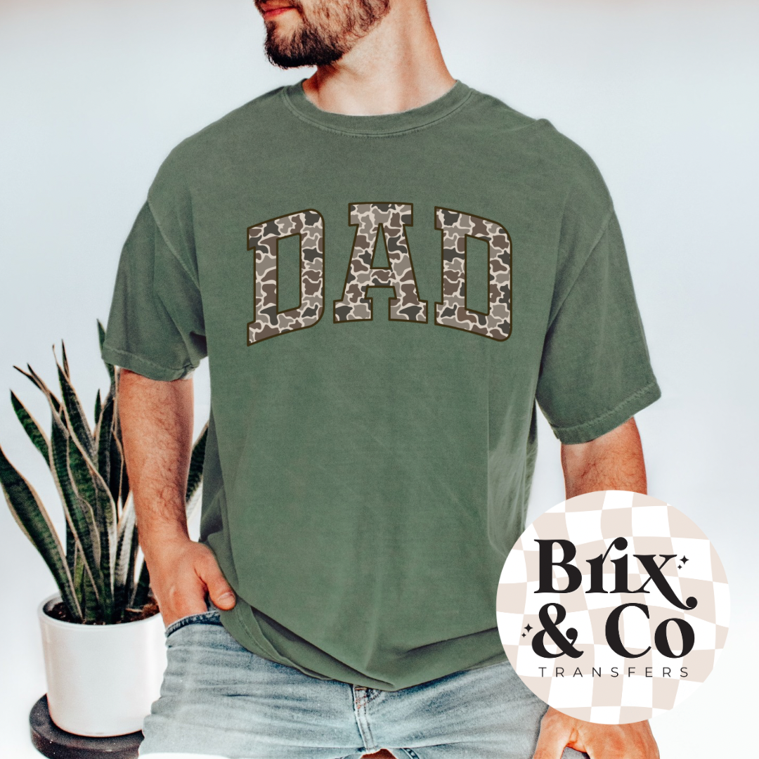 Camo Dad DTF HOT PEEL