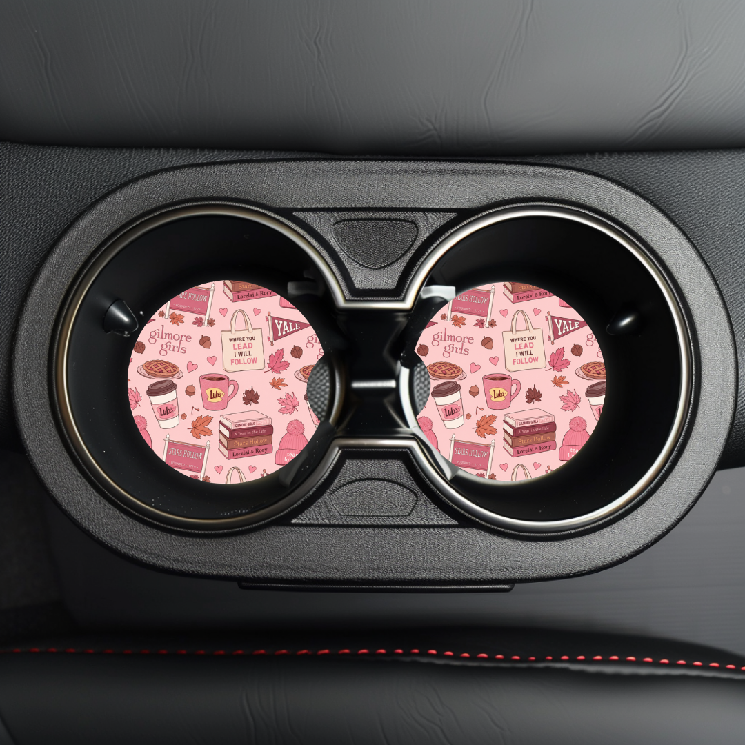GG Collage Car Coaster Sublimation Transfer (Set of 2)
