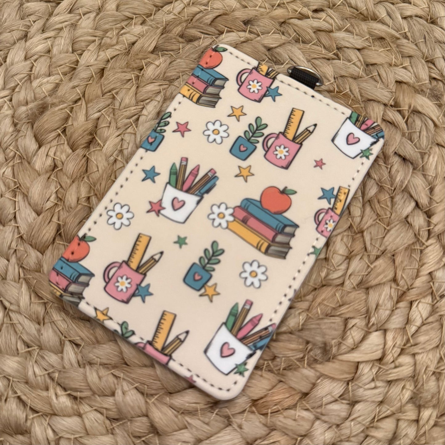 Teacher Doodles ID Badge Holder