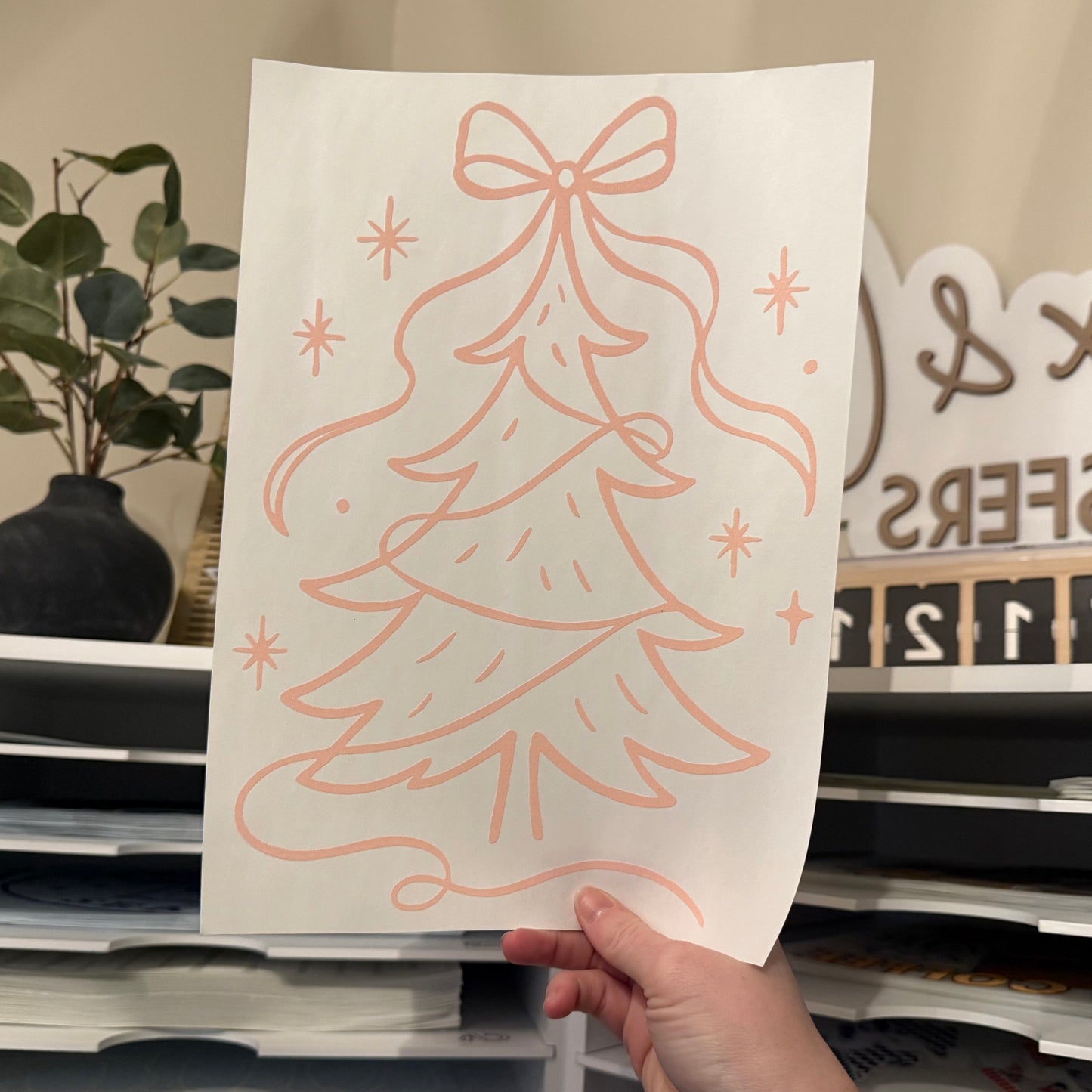 Coquette Tree Single Color (Baby Pink)