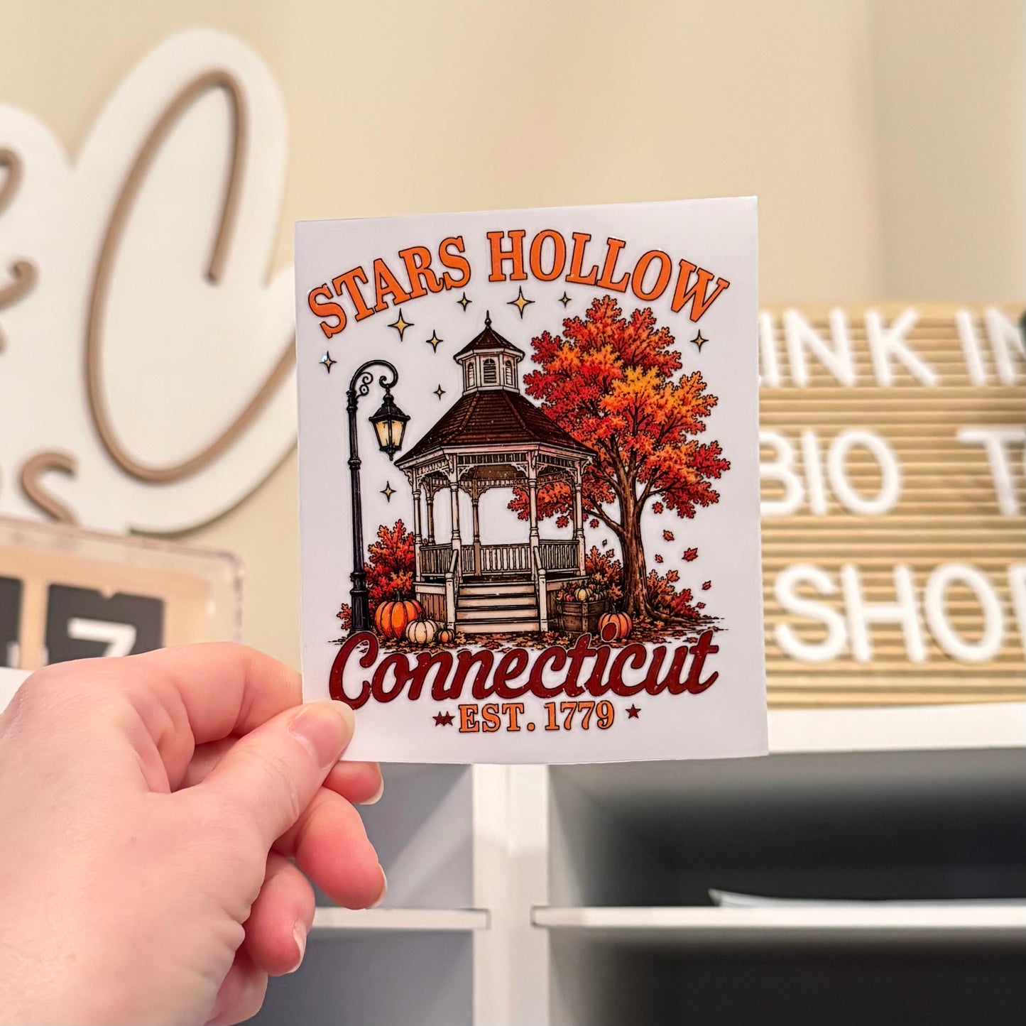 Stars Hollow 4” Decal