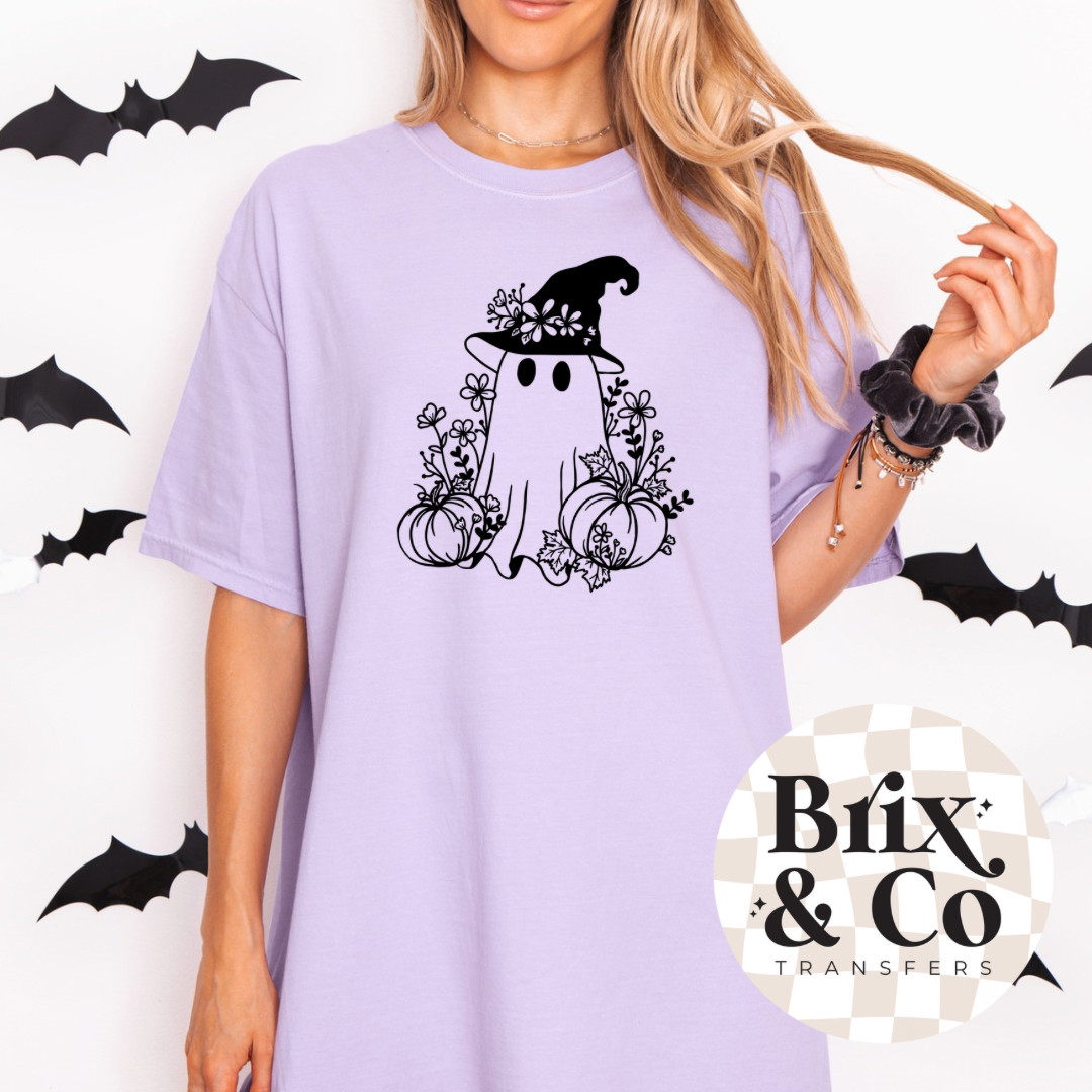 Witchy Ghost Single Color