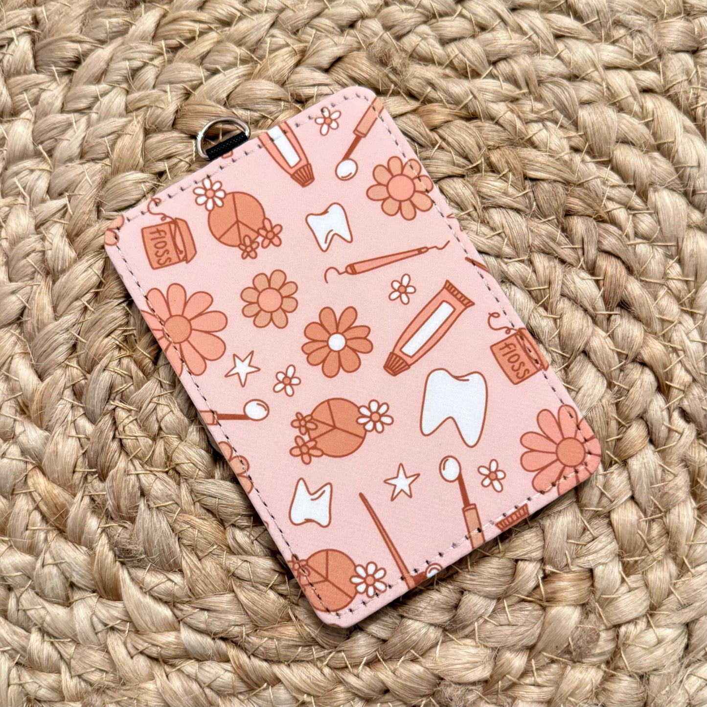 Dental Doodles ID Badge Holder