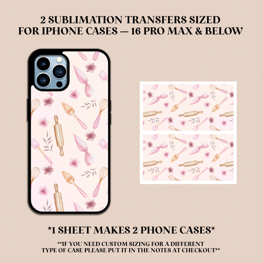 Baking Phone Case Sublimation Transfer