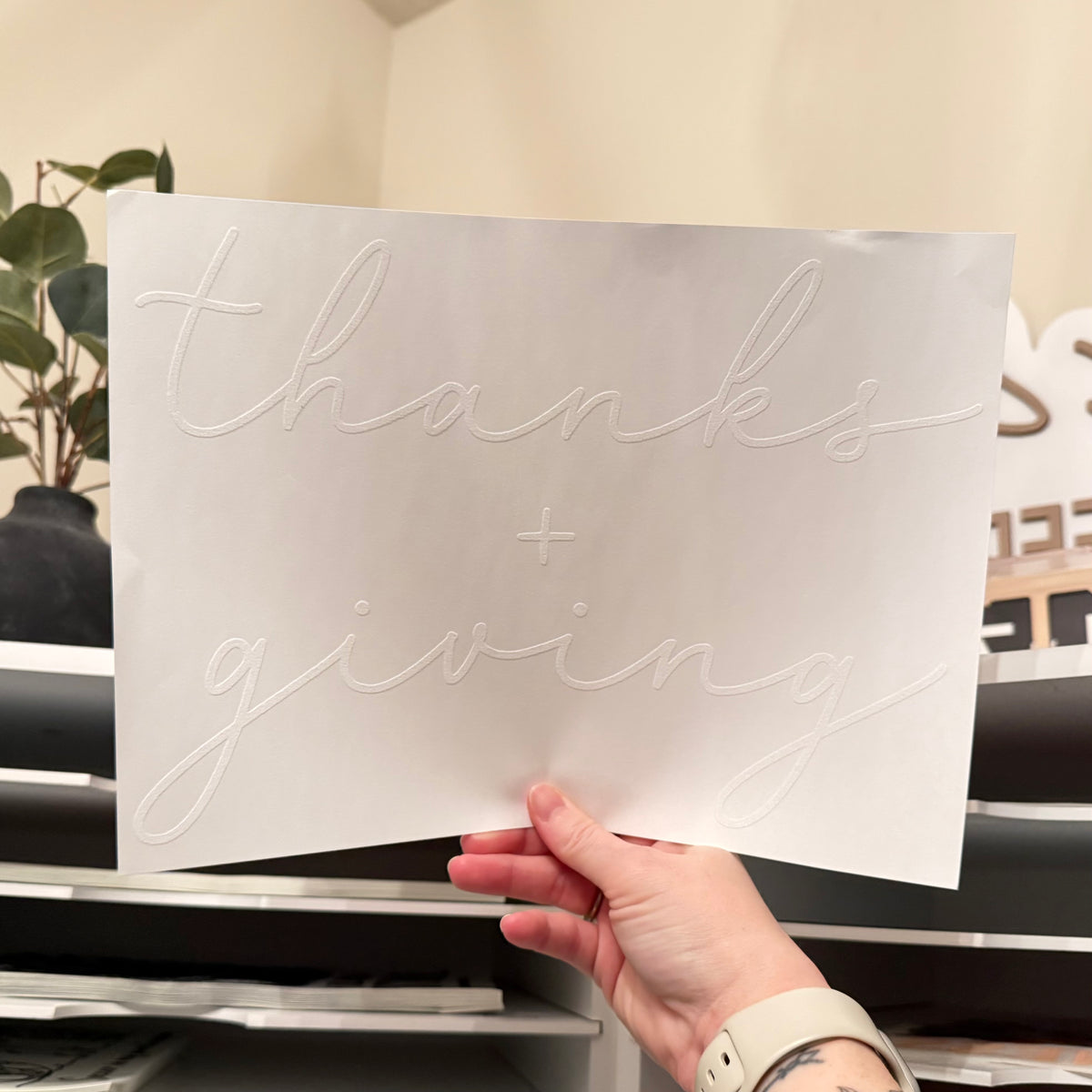Thanks + Giving Single Color