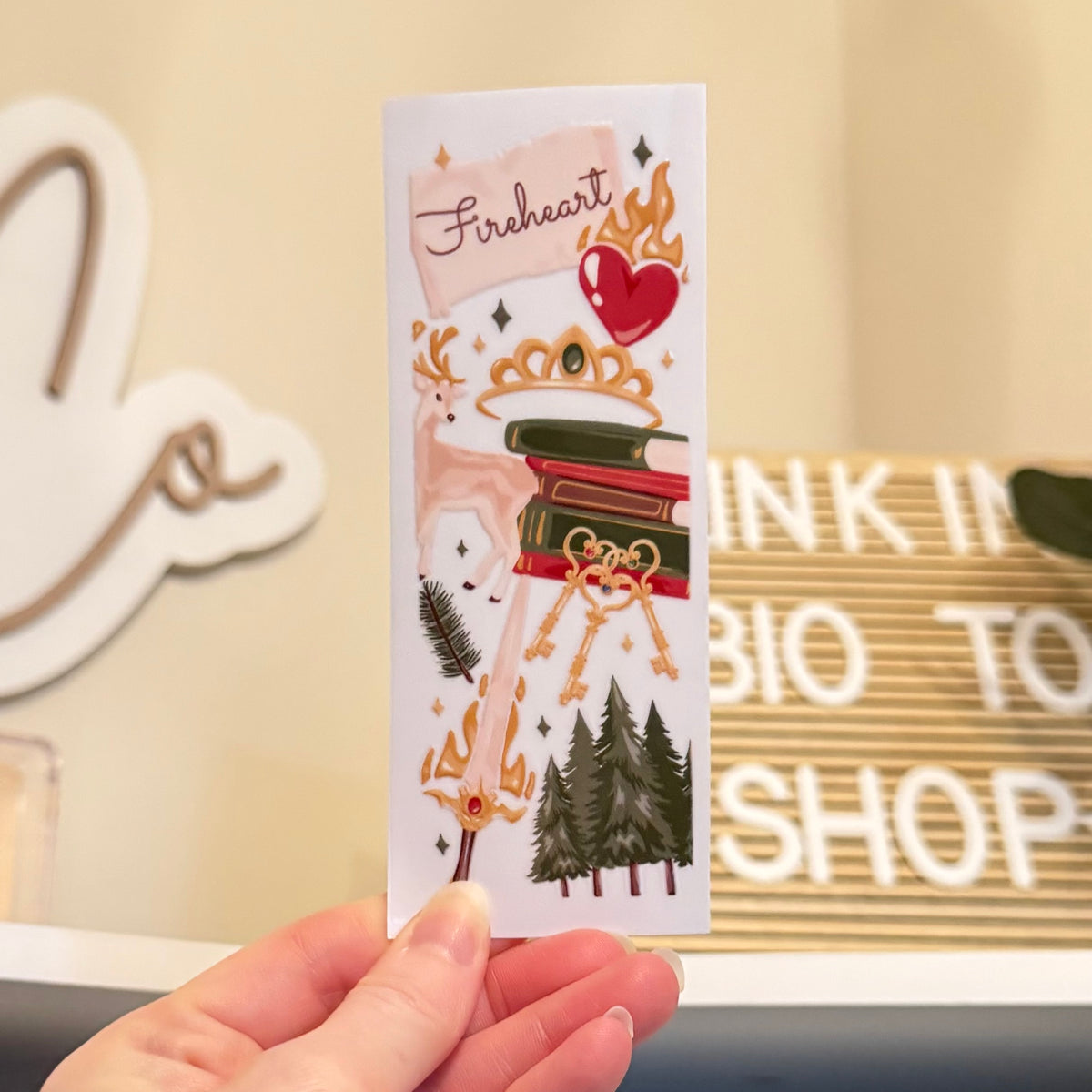 Fireheart UVDTF Bookmark