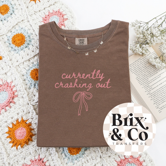 Currently Crashing Out Single Color (Dusty Rose) 8”