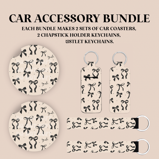 Black Bows Sublimation Transfer Bundle