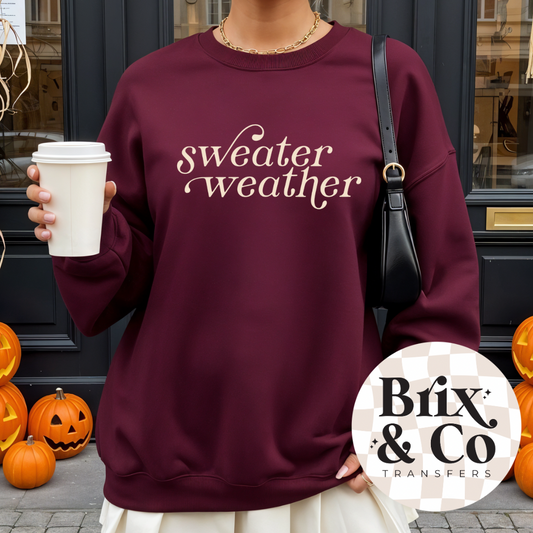 Sweater Weather Single Color (Beige)