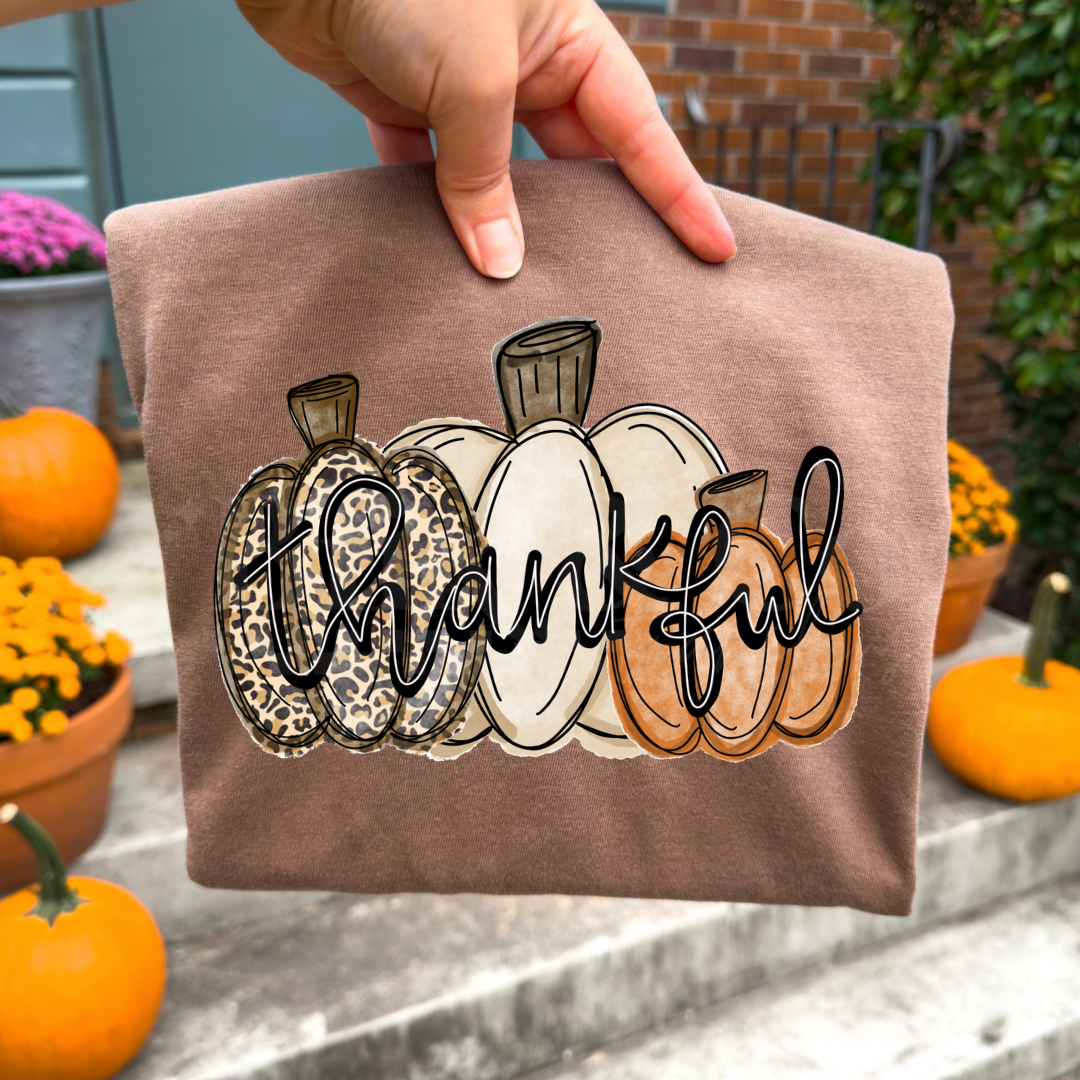 Thankful Pumpkins DTF HOT PEEL