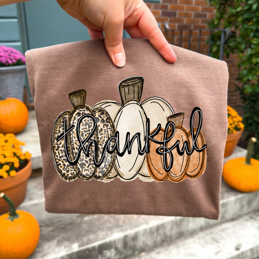 Thankful Pumpkins DTF HOT PEEL