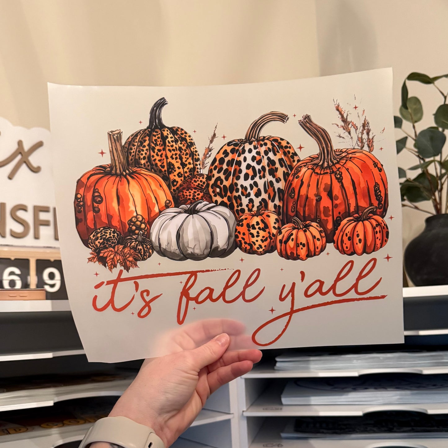 It’s Fall Y’all DTF HOT PEEL