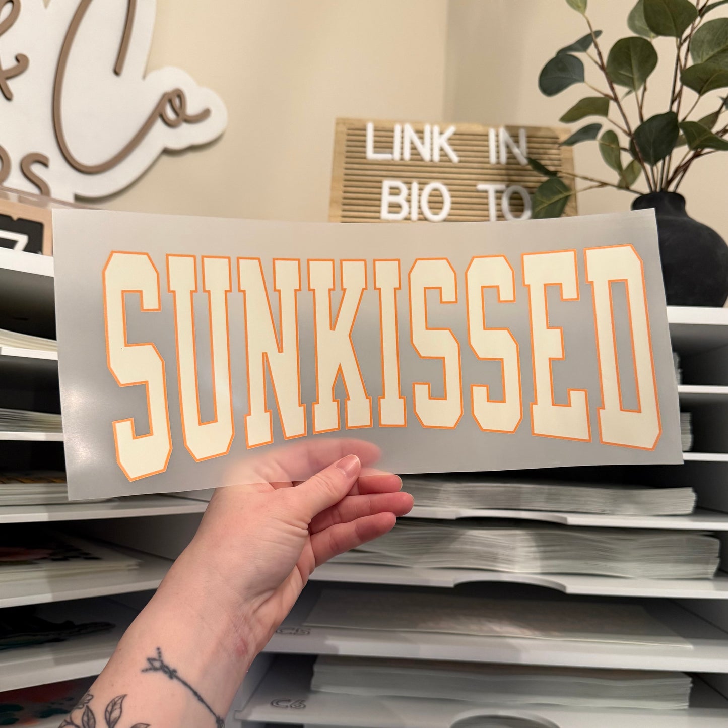 Yellow & Orange Sunkissed DTF HOT PEEL