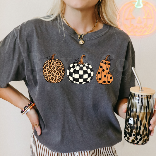 Retro Pumpkins DTF HOT PEEL