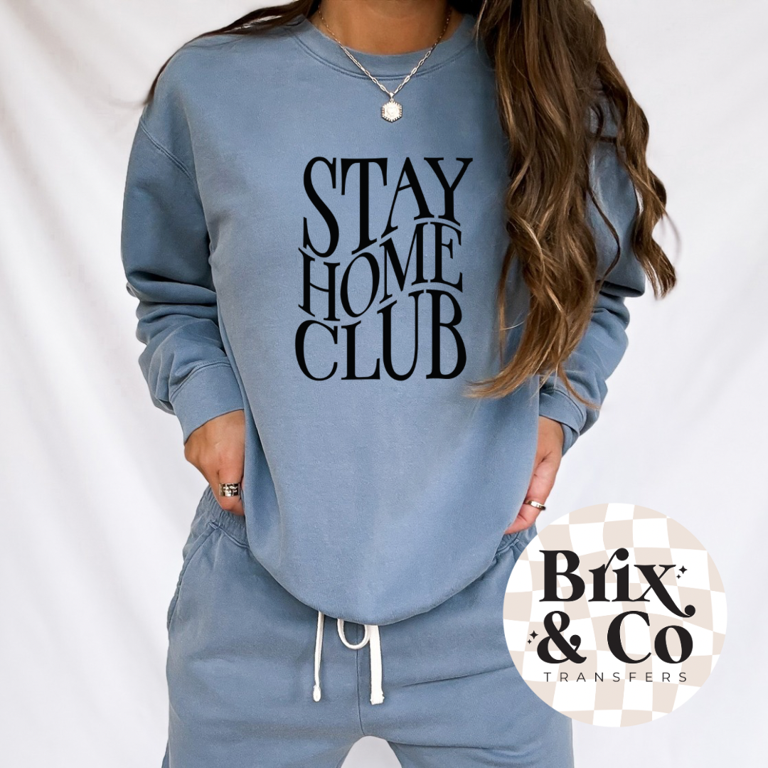 Stay Home Club Single Color