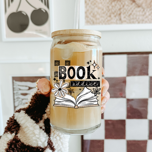 Book Addict UVDTF 4” Decal