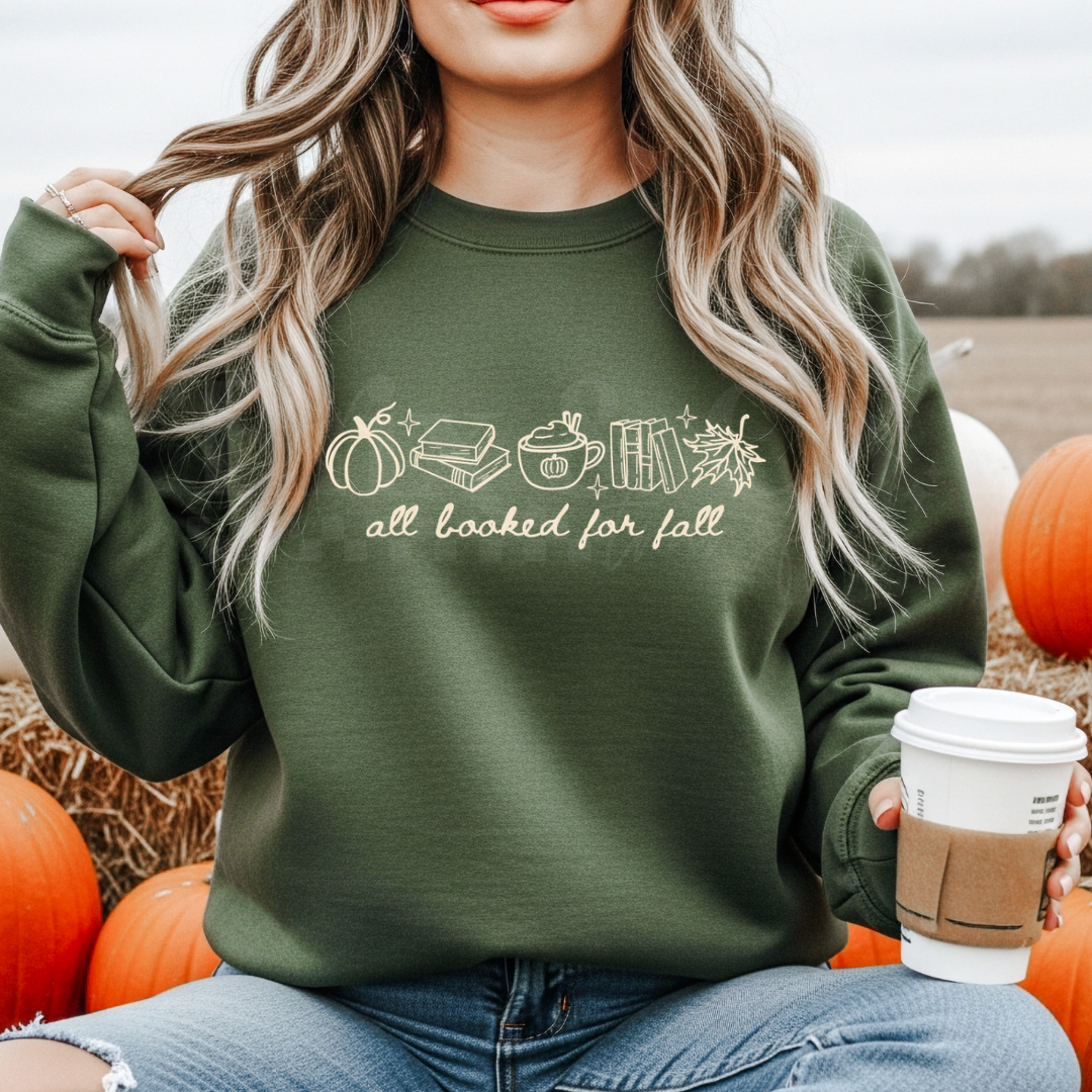All Booked For Fall Single Color (Beige)